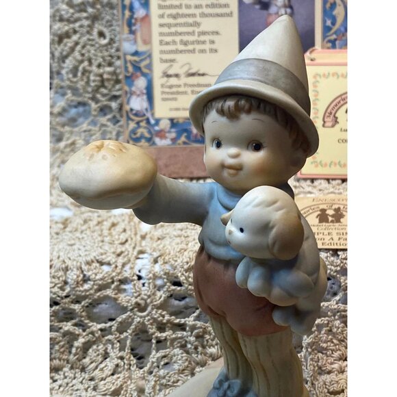 1992 Enesco Simple Simon Once Upon A Fairy Tale Porcelain Figurine Limited Editi - Picture 5 of 10